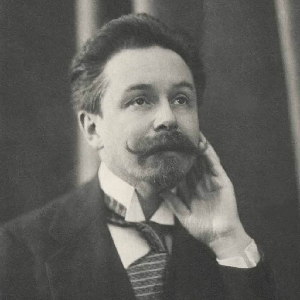 Portrait of the visionary composer, pianist and philosopher Alexander Scriabin.